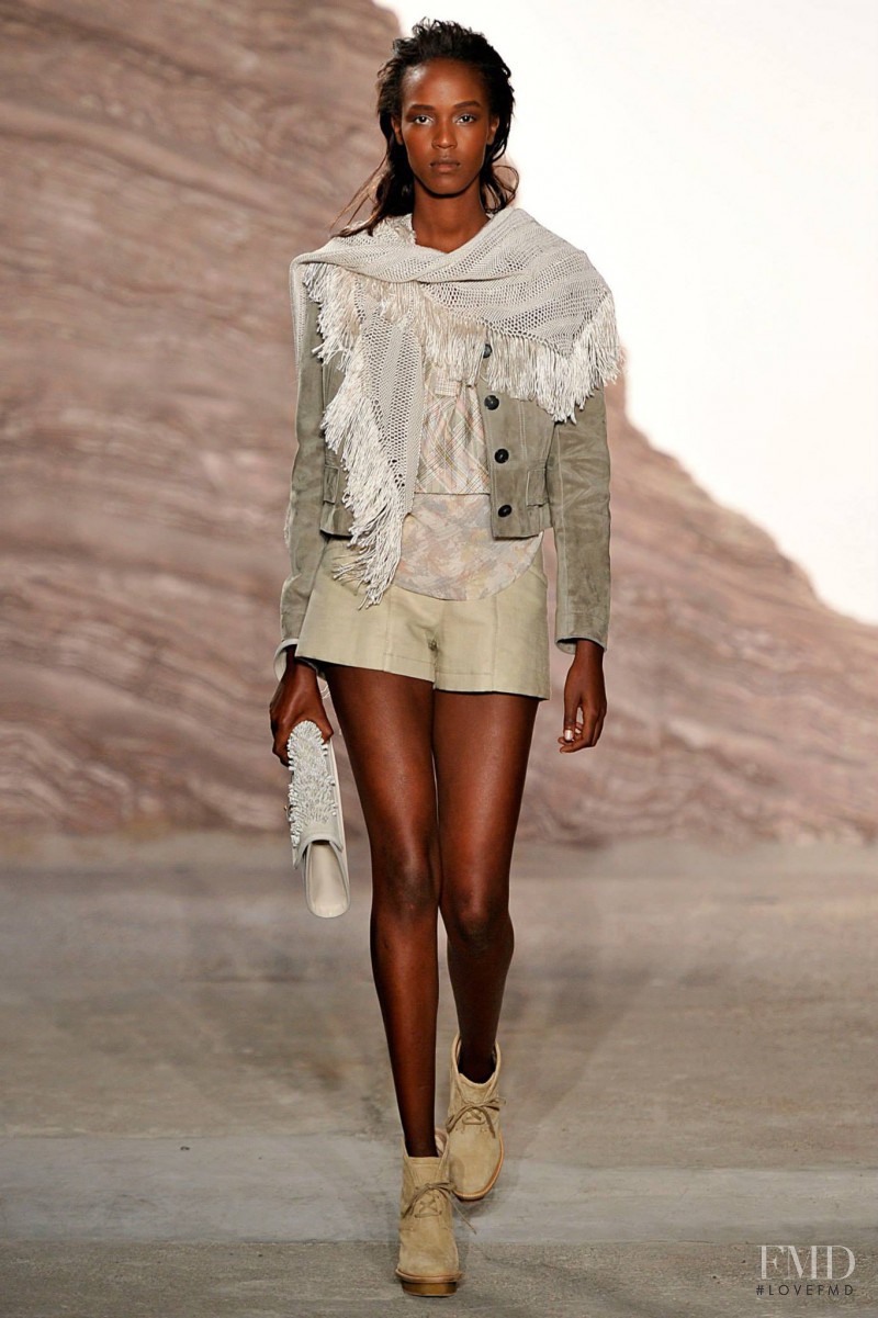 Leila Ndabirabe featured in  the Maiyet fashion show for Spring/Summer 2016