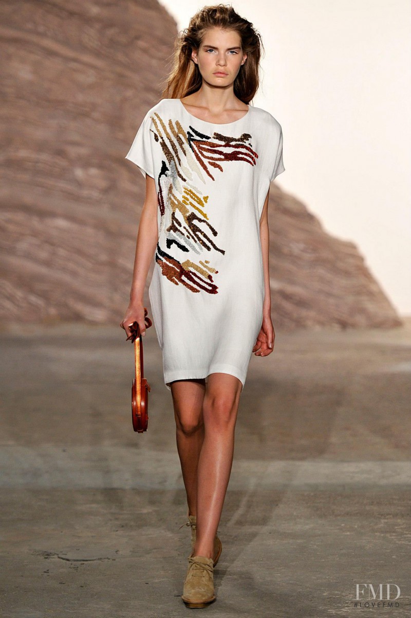 Sophie Rask featured in  the Maiyet fashion show for Spring/Summer 2016