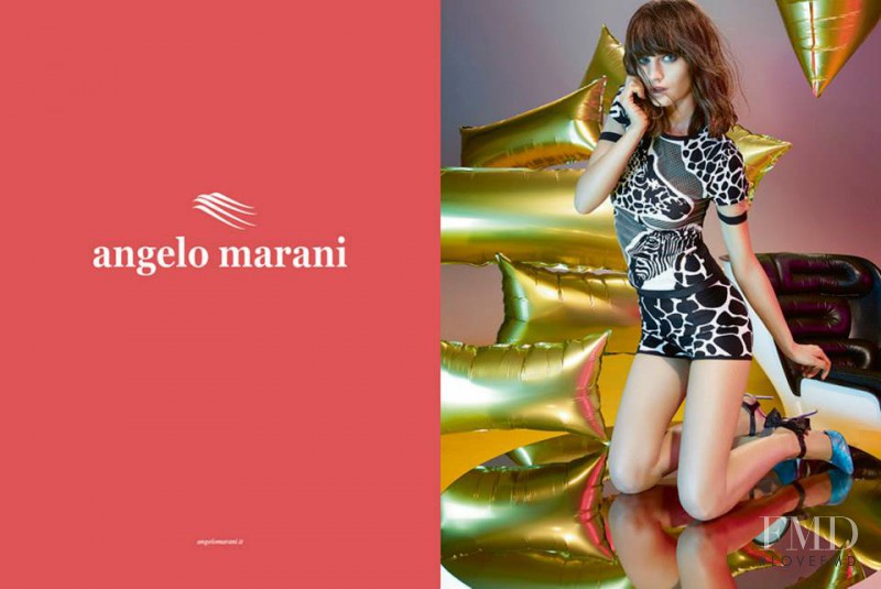 Ksenia Nazarenko featured in  the Angelo Marani advertisement for Spring/Summer 2014