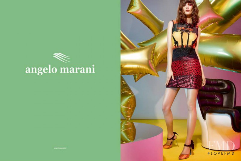 Ksenia Nazarenko featured in  the Angelo Marani advertisement for Spring/Summer 2014