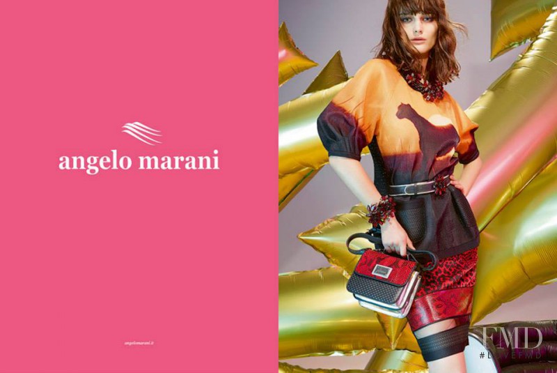 Ksenia Nazarenko featured in  the Angelo Marani advertisement for Spring/Summer 2014