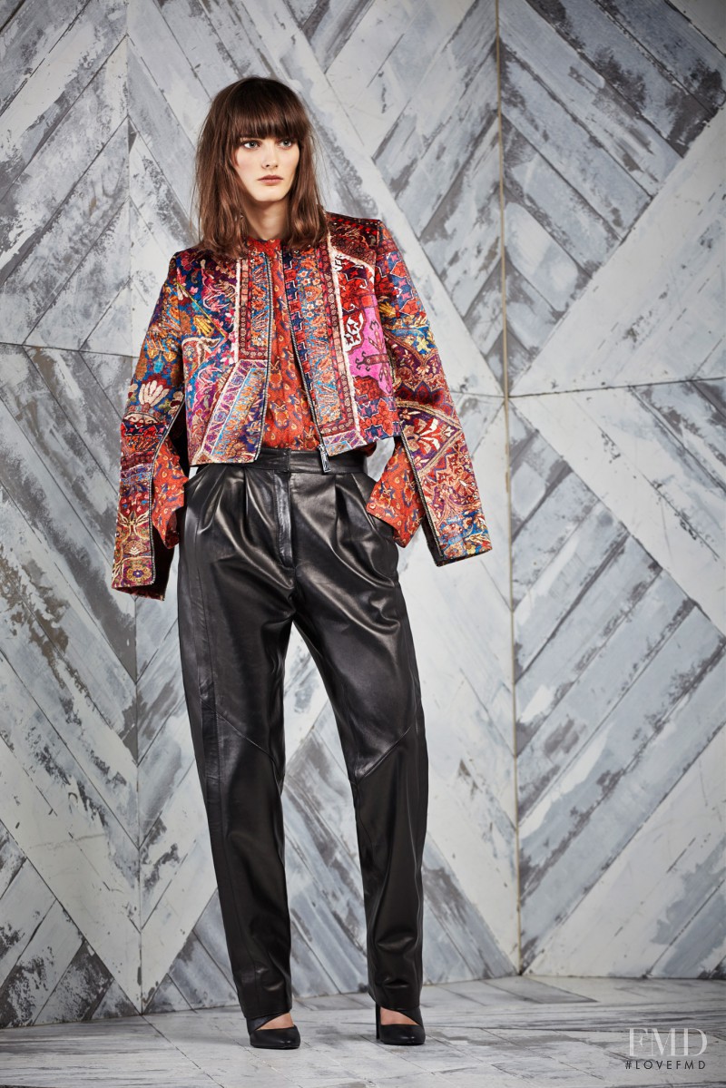 Ksenia Nazarenko featured in  the Just Cavalli fashion show for Pre-Fall 2014