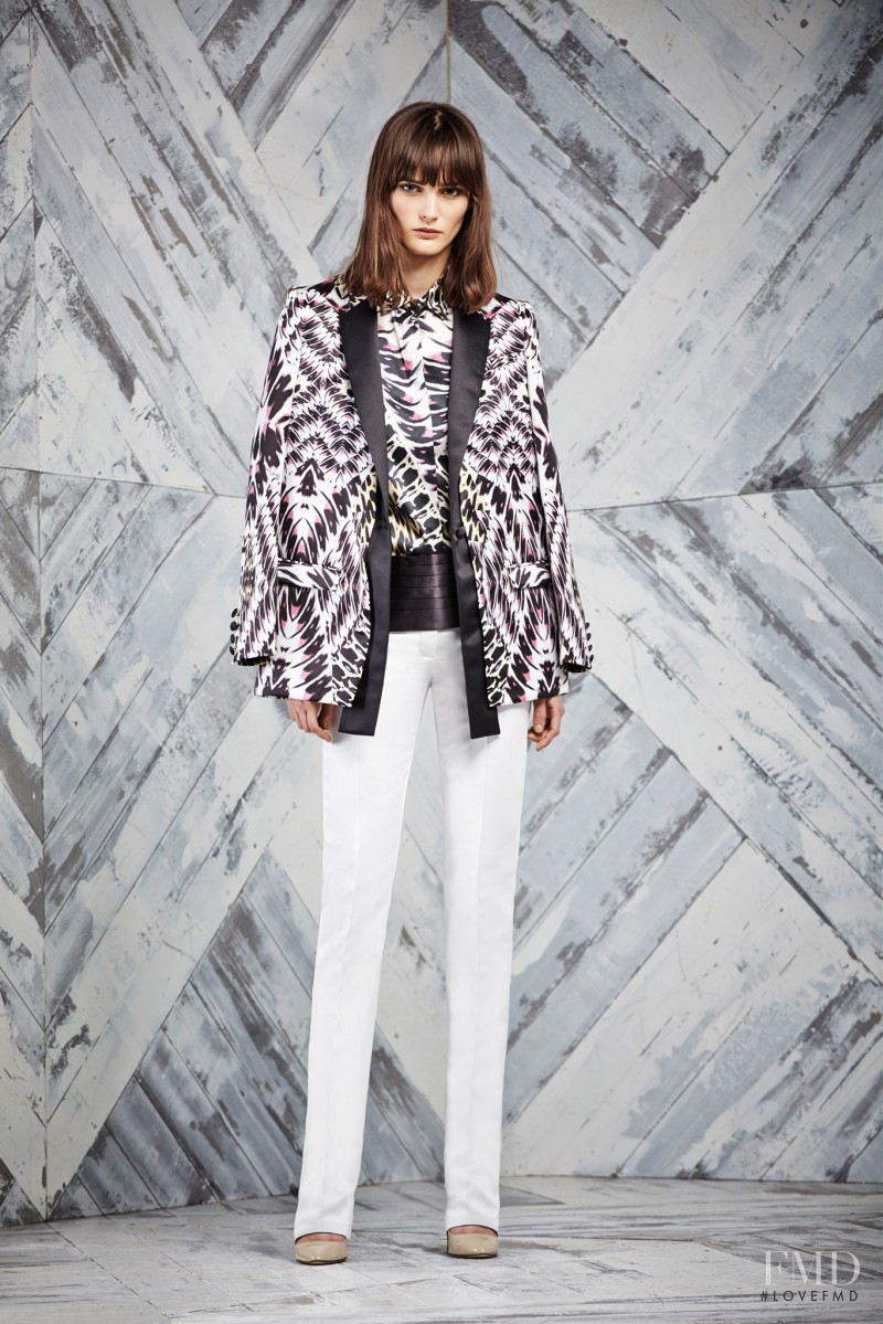 Ksenia Nazarenko featured in  the Just Cavalli fashion show for Pre-Fall 2014