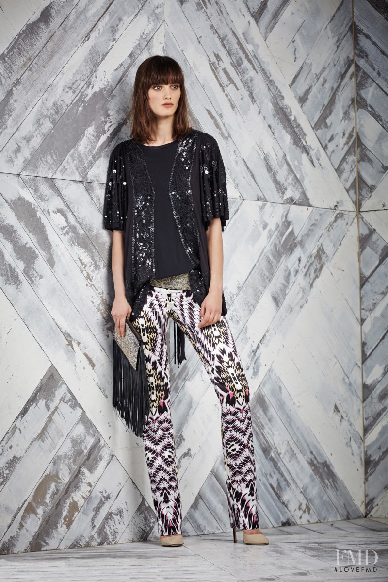 Ksenia Nazarenko featured in  the Just Cavalli fashion show for Pre-Fall 2014