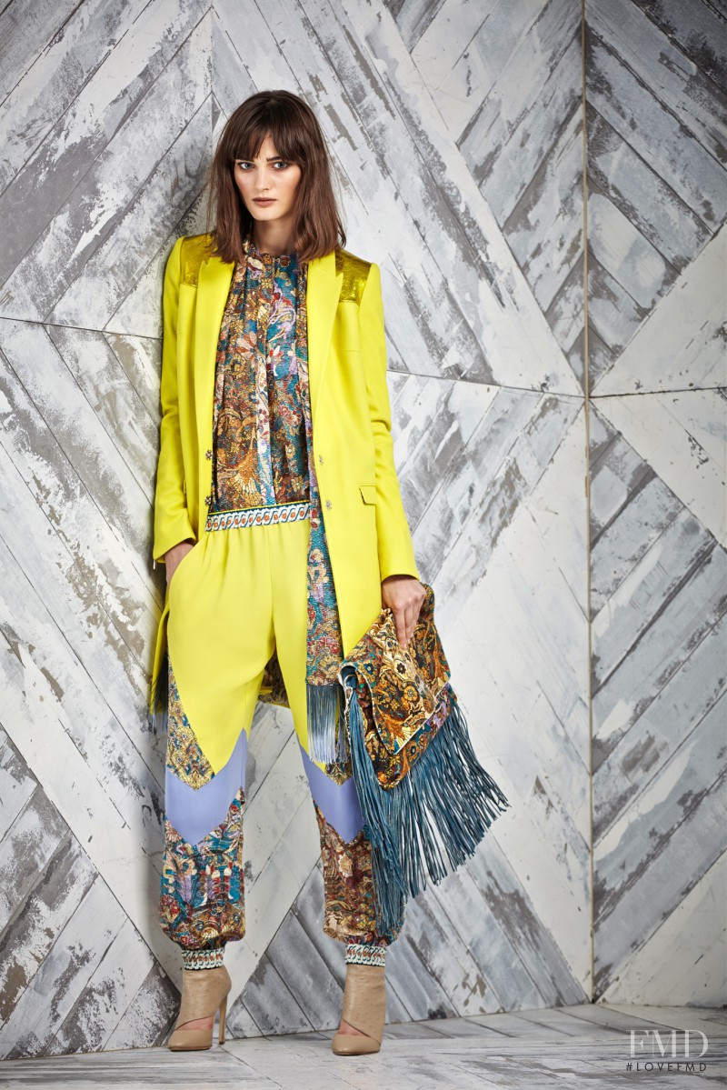 Ksenia Nazarenko featured in  the Just Cavalli fashion show for Pre-Fall 2014