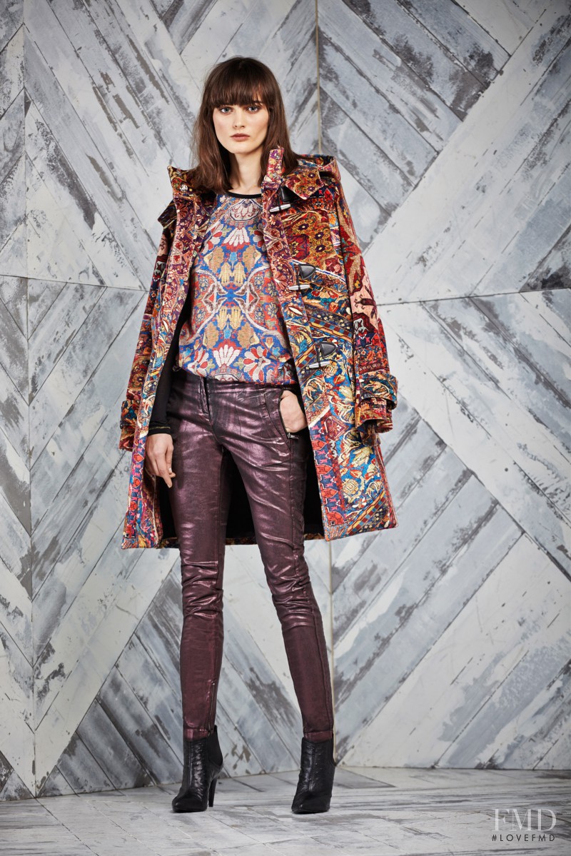 Ksenia Nazarenko featured in  the Just Cavalli fashion show for Pre-Fall 2014