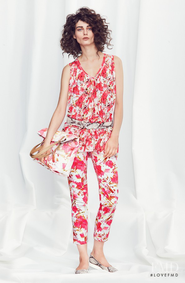 Ksenia Nazarenko featured in  the Escada Sport lookbook for Spring/Summer 2014