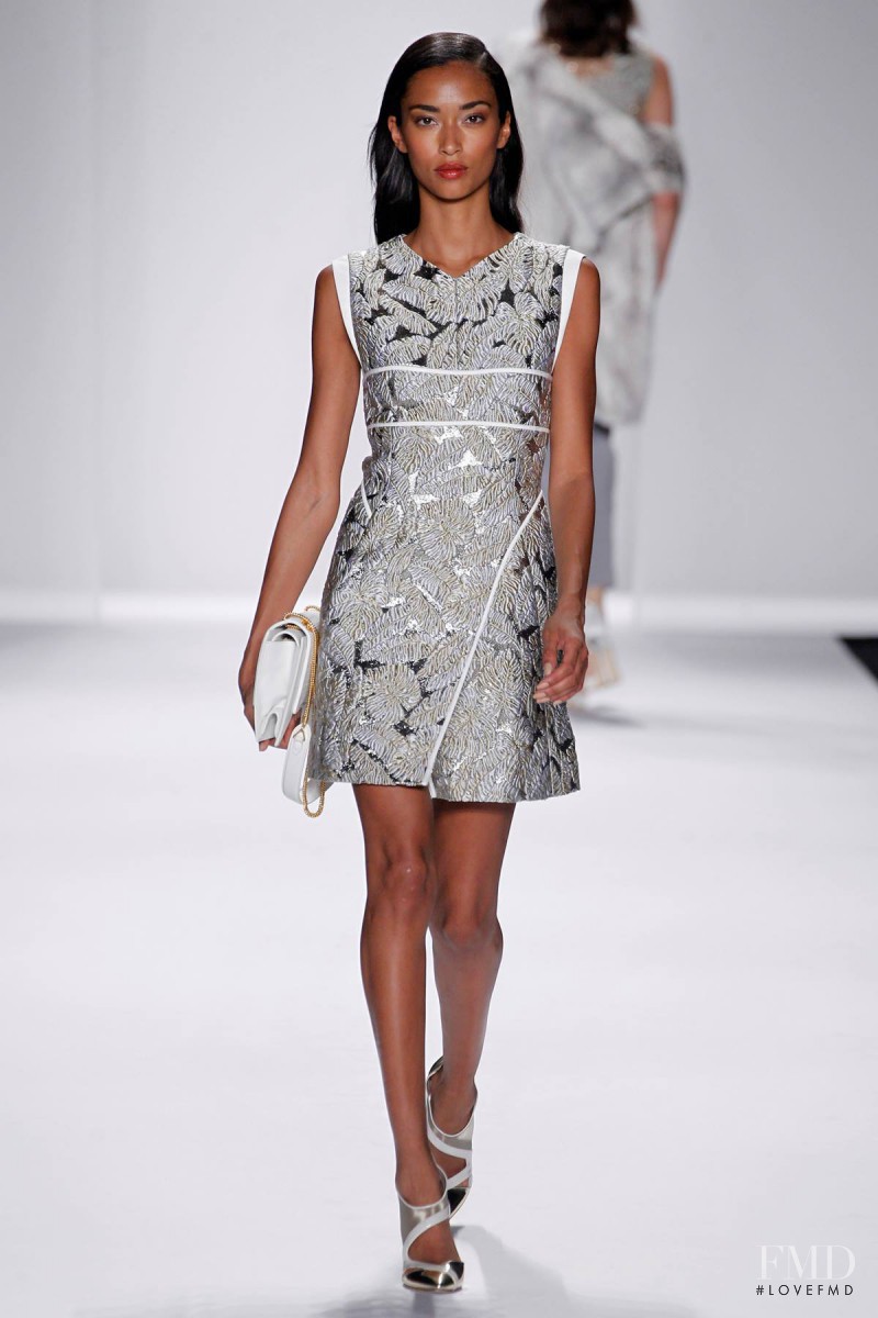 Anais Mali featured in  the J Mendel fashion show for Spring/Summer 2014