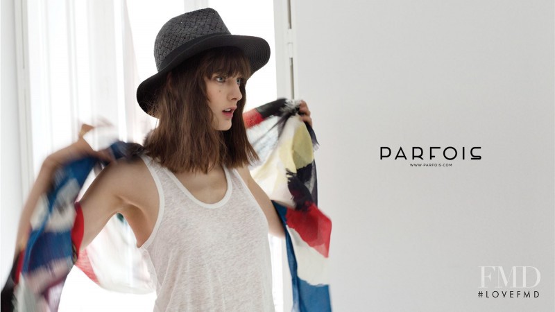 Ksenia Nazarenko featured in  the Parfois advertisement for Spring/Summer 2014