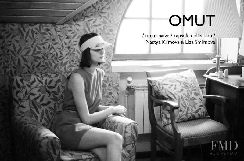 Ksenia Nazarenko featured in  the OMUT Naive Capsule Collection lookbook for Spring/Summer 2014