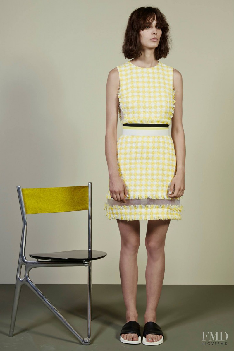 Ksenia Nazarenko featured in  the MSGM lookbook for Resort 2015