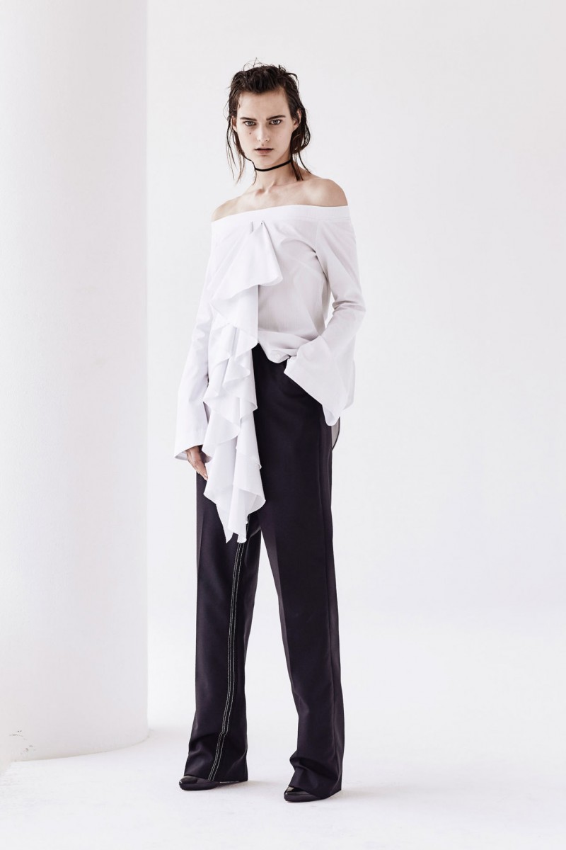 Ksenia Nazarenko featured in  the Ellery lookbook for Resort 2016