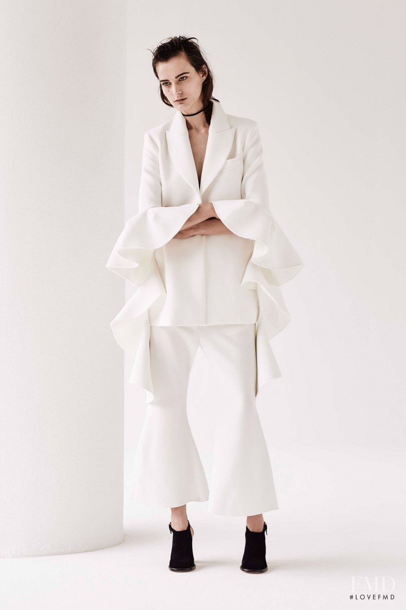 Ksenia Nazarenko featured in  the Ellery lookbook for Resort 2016