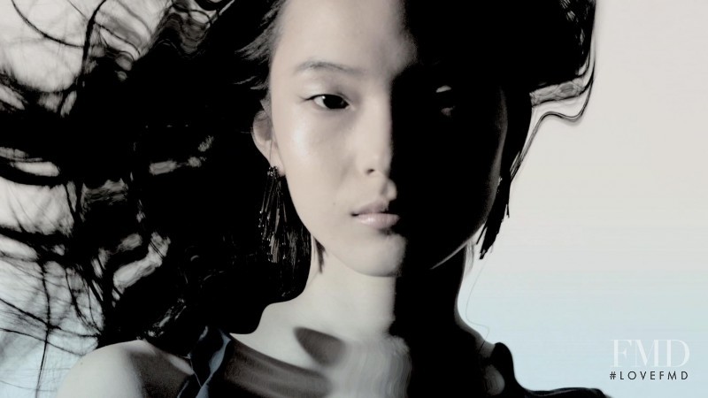 Xiao Wen Ju featured in  the Lane Crawford advertisement for Autumn/Winter 2012