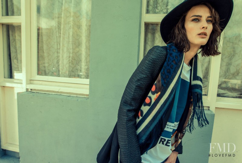 Ksenia Nazarenko featured in  the Dixie lookbook for Autumn/Winter 2014