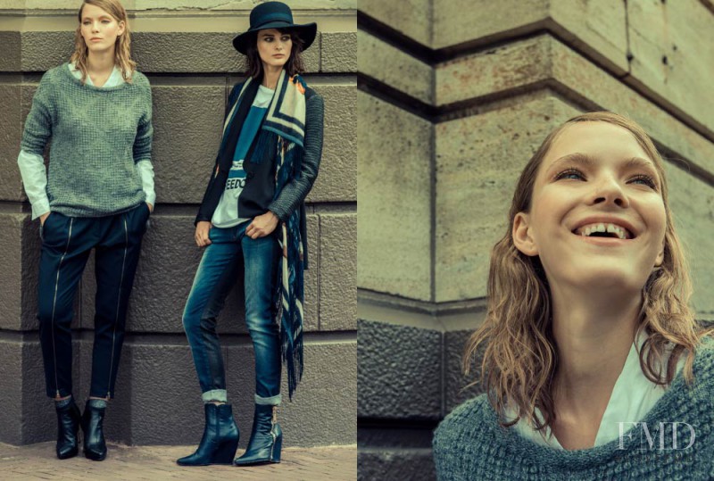 Anastasia Kolganova featured in  the Dixie lookbook for Autumn/Winter 2014