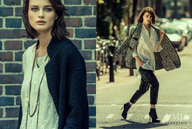 Anastasia Kolganova featured in  the Dixie lookbook for Autumn/Winter 2014