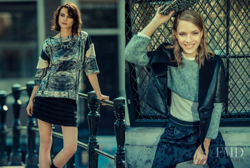 Anastasia Kolganova featured in  the Dixie lookbook for Autumn/Winter 2014