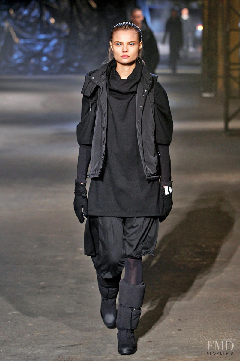 Magdalena Frackowiak featured in  the Y-3 fashion show for Autumn/Winter 2013