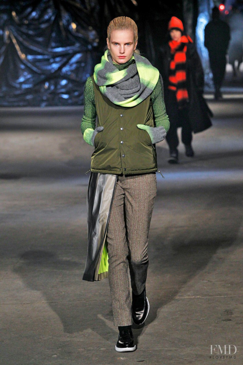Anmari Botha featured in  the Y-3 fashion show for Autumn/Winter 2013