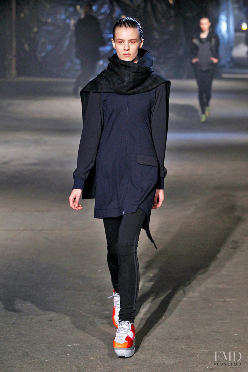 Kayley Chabot featured in  the Y-3 fashion show for Autumn/Winter 2013