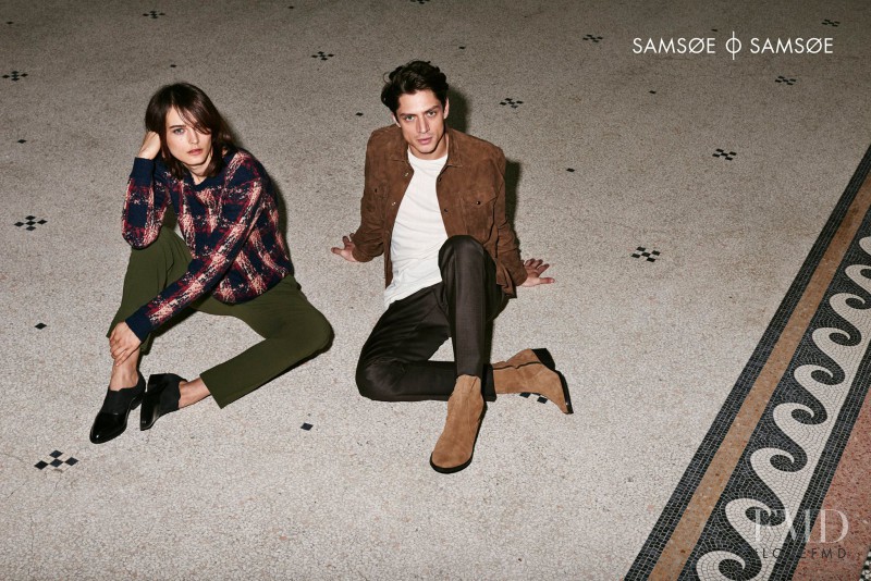 Ksenia Nazarenko featured in  the Samsoe & Samsoe advertisement for Autumn/Winter 2015