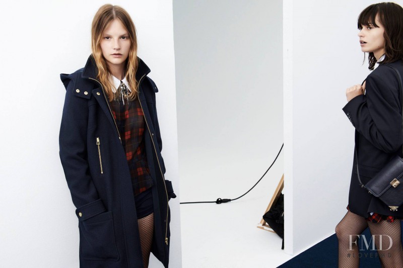 Marta Dyks featured in  the Zara TRF lookbook for Autumn/Winter 2013