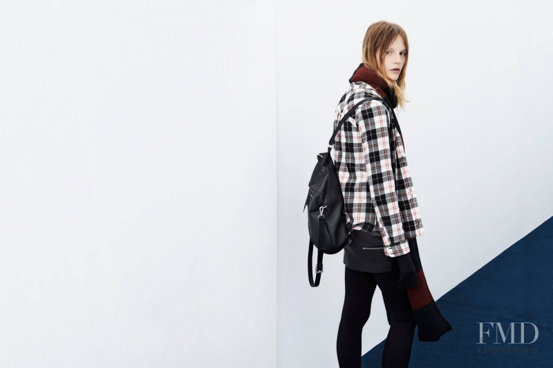 Sara Blomqvist featured in  the Zara TRF lookbook for Autumn/Winter 2013
