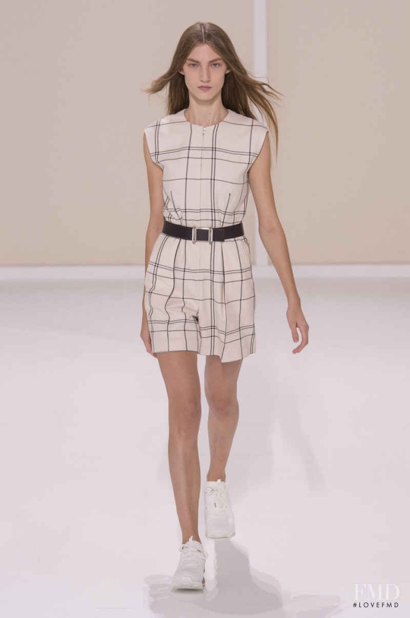 Lisa Helene Kramer featured in  the Hermès fashion show for Spring/Summer 2016