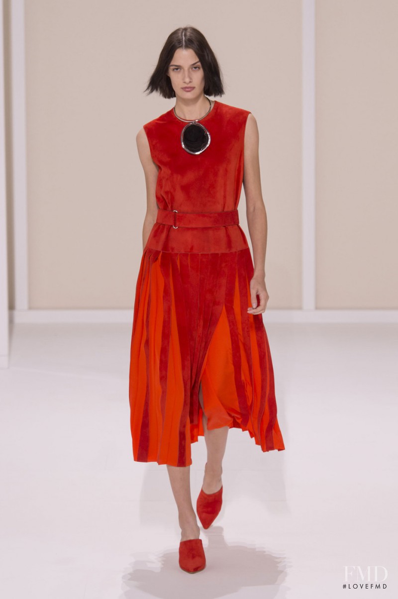 Marfa Zoe Manakh featured in  the Hermès fashion show for Spring/Summer 2016