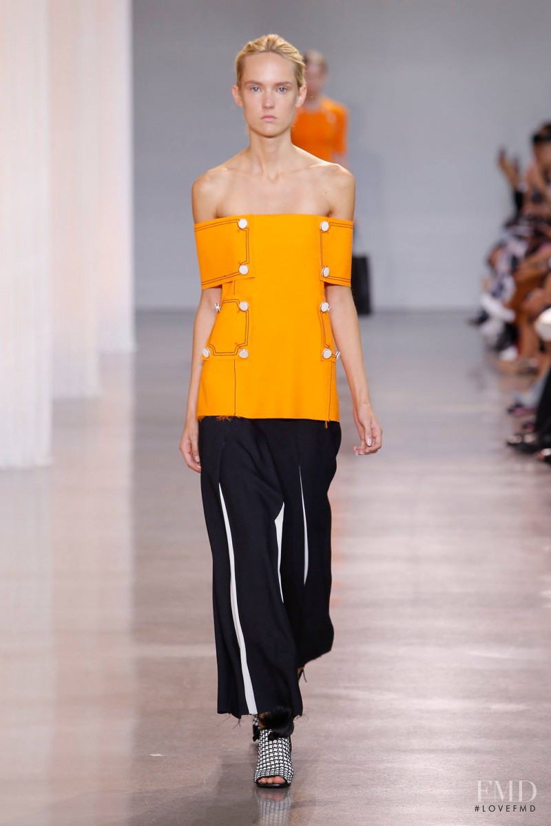 Harleth Kuusik featured in  the EDUN fashion show for Spring/Summer 2016