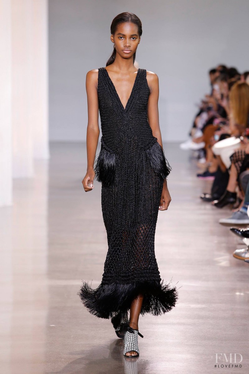 Tami Williams featured in  the EDUN fashion show for Spring/Summer 2016
