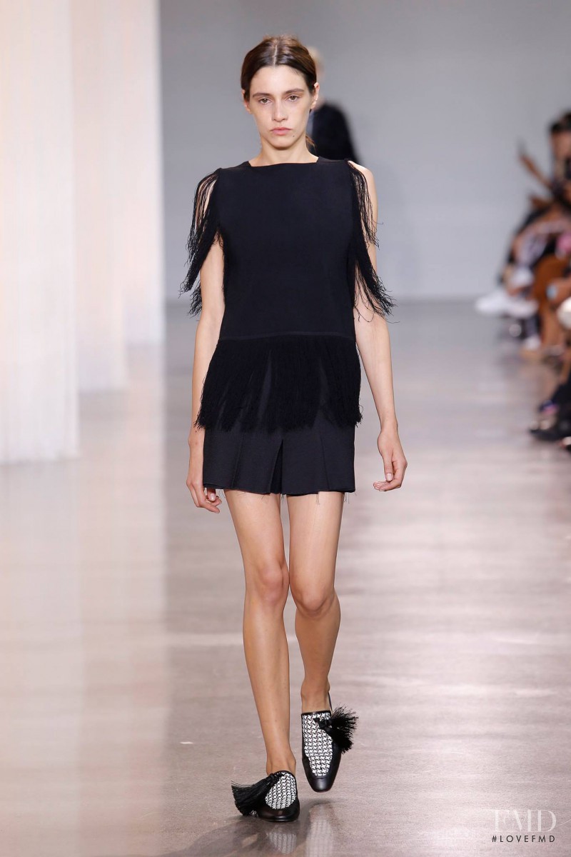 Aida Blue Becheanu featured in  the EDUN fashion show for Spring/Summer 2016