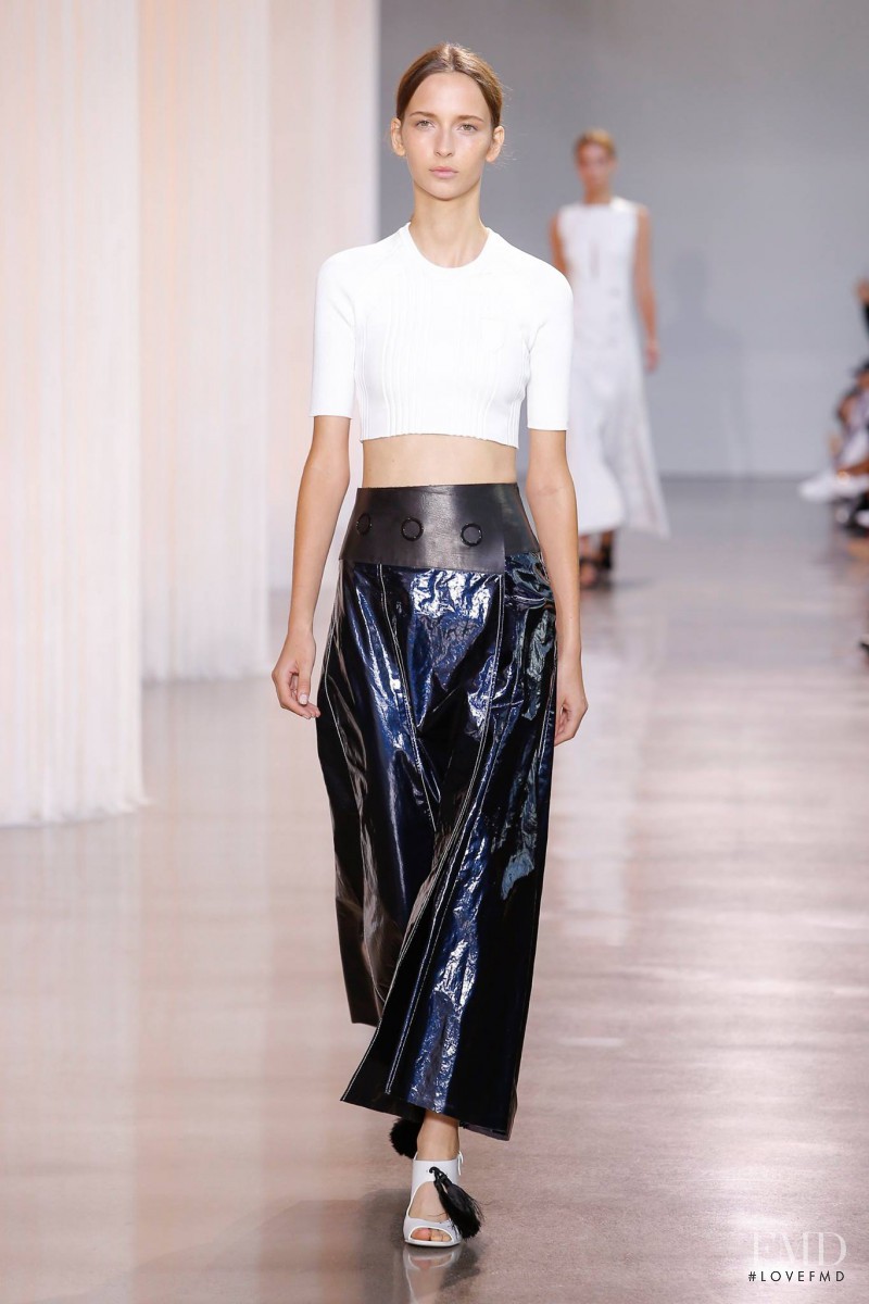 Waleska Gorczevski featured in  the EDUN fashion show for Spring/Summer 2016