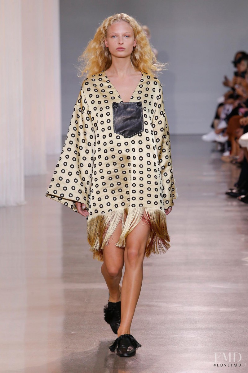 Frederikke Sofie Falbe-Hansen featured in  the EDUN fashion show for Spring/Summer 2016