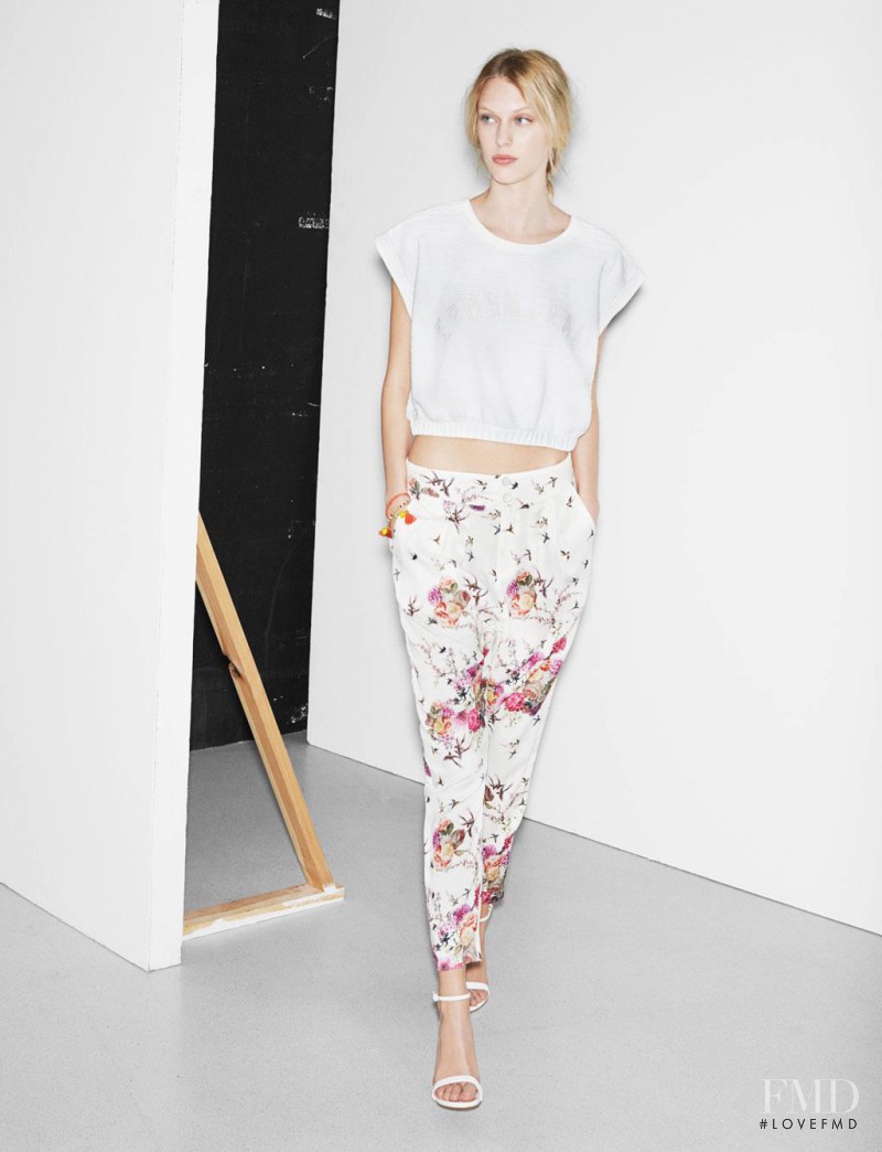 Juliana Schurig featured in  the Zara TRF lookbook for Spring/Summer 2013