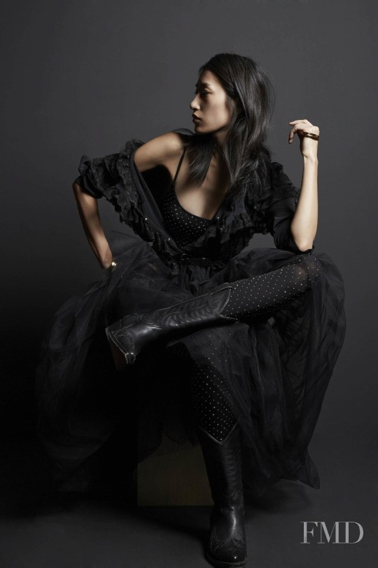 Gigi Jeon featured in  the Faith Connexion lookbook for Autumn/Winter 2015