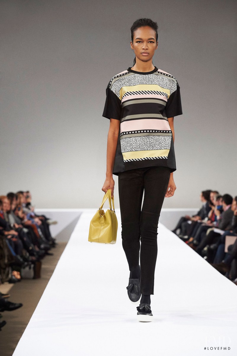 Marieme Hoang-Gia featured in  the Longchamp fashion show for Autumn/Winter 2015