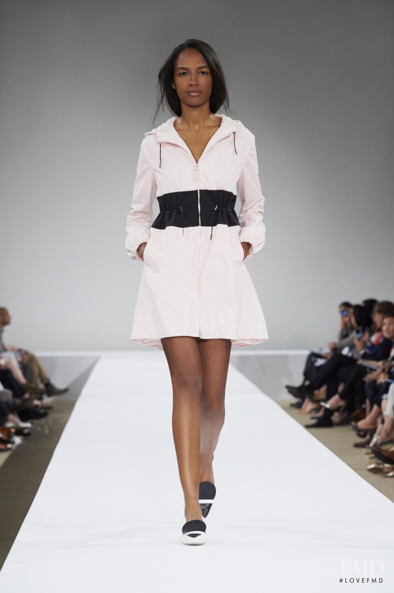 Marieme Hoang-Gia featured in  the Longchamp fashion show for Spring/Summer 2016