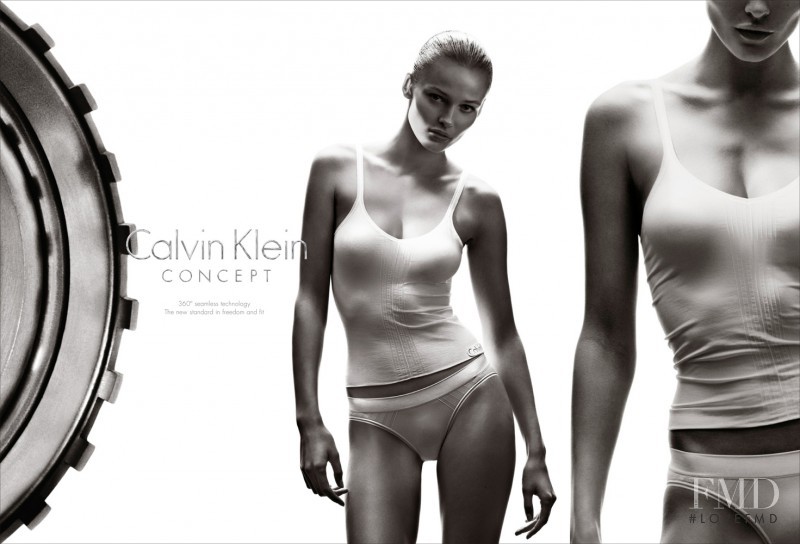 Edita Vilkeviciute featured in  the Calvin Klein Underwear advertisement for Spring/Summer 2013