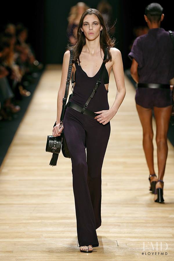 Vittoria Ceretti featured in  the Barbara Bui fashion show for Spring/Summer 2016