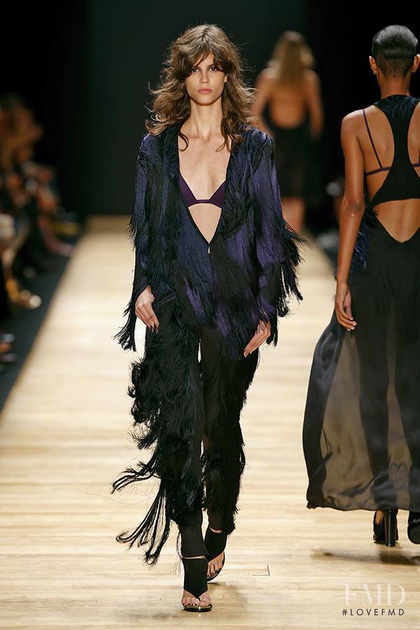 Antonina Petkovic featured in  the Barbara Bui fashion show for Spring/Summer 2016
