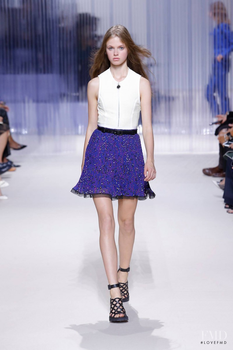 Avery Blanchard featured in  the Carven fashion show for Spring/Summer 2016