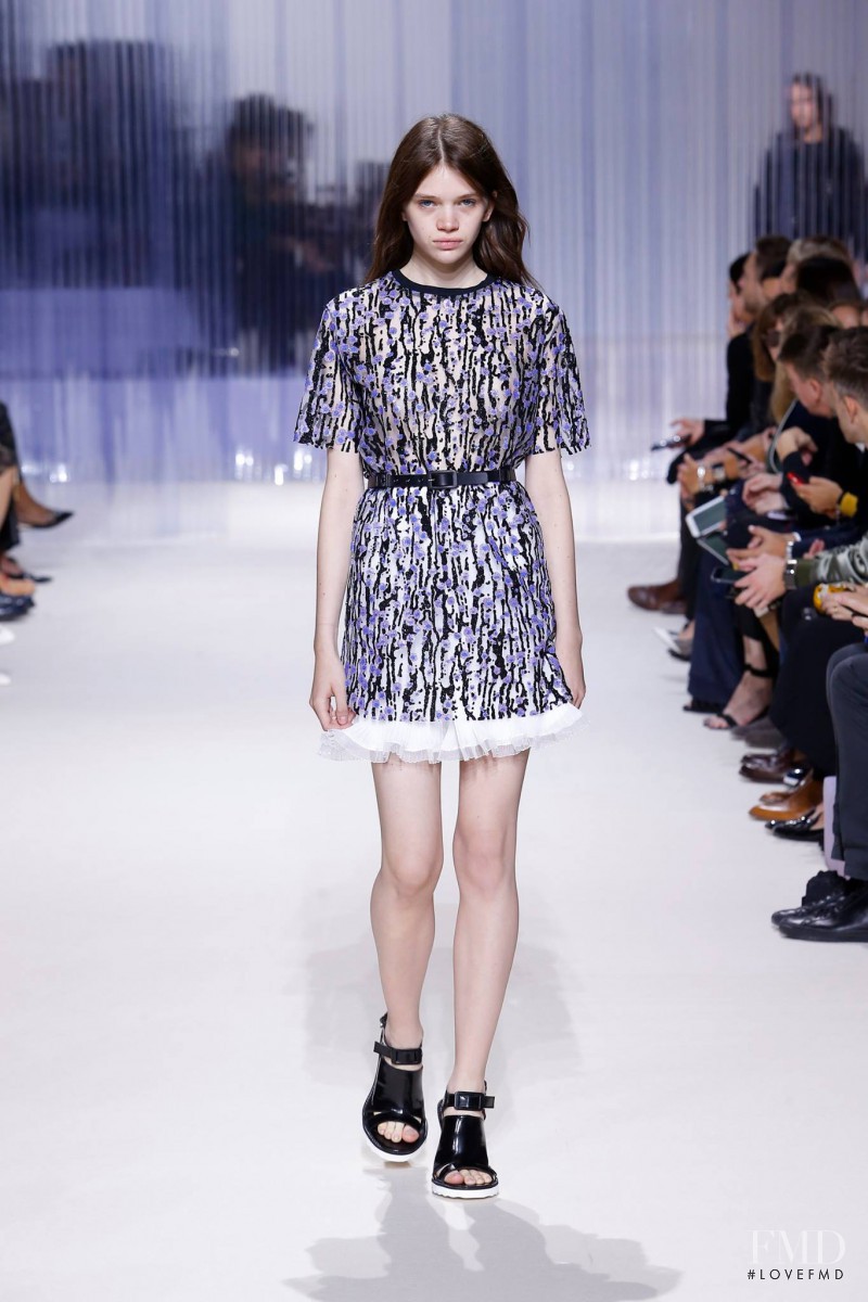Stella Lucia featured in  the Carven fashion show for Spring/Summer 2016