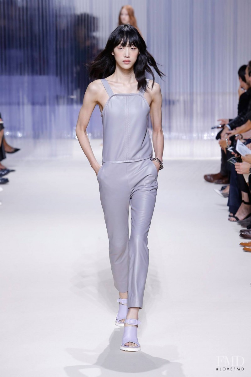 So Ra Choi featured in  the Carven fashion show for Spring/Summer 2016
