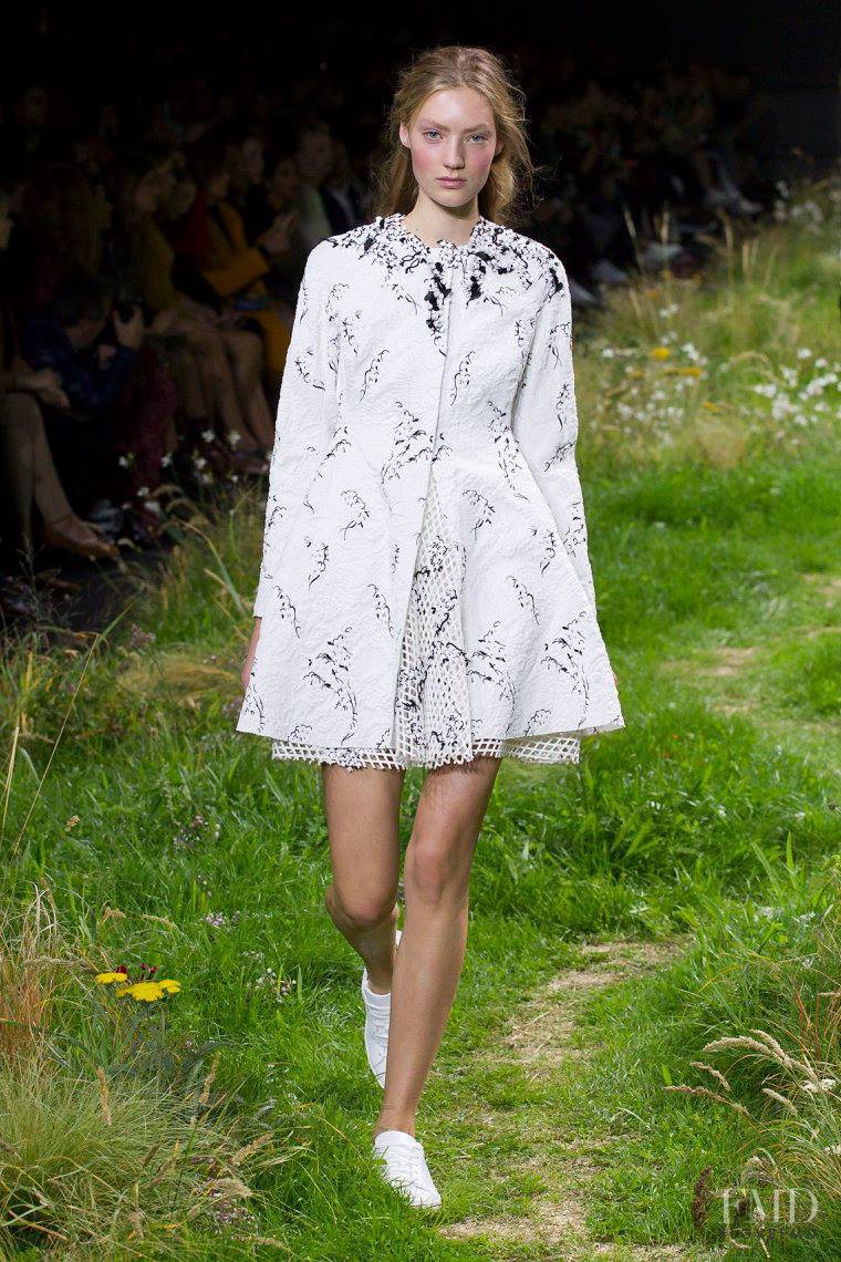 Susanne Knipper featured in  the Moncler Gamme Rouge fashion show for Spring/Summer 2016