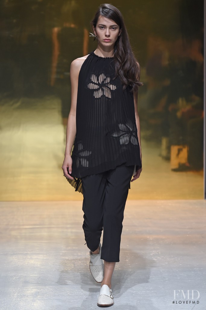 Dakota Dawn featured in  the Kaviar Gauche fashion show for Spring/Summer 2015