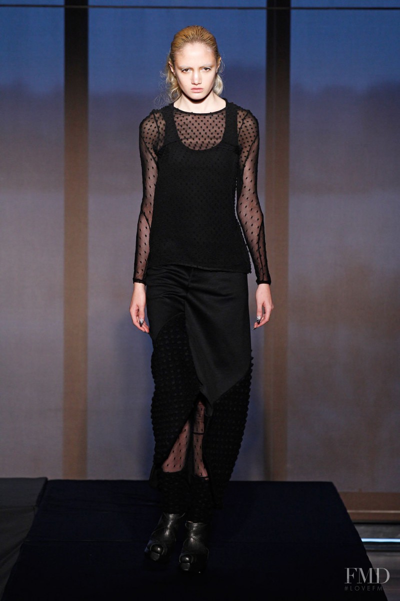 Lily Walker featured in  the Katie Gallagher fashion show for Autumn/Winter 2013