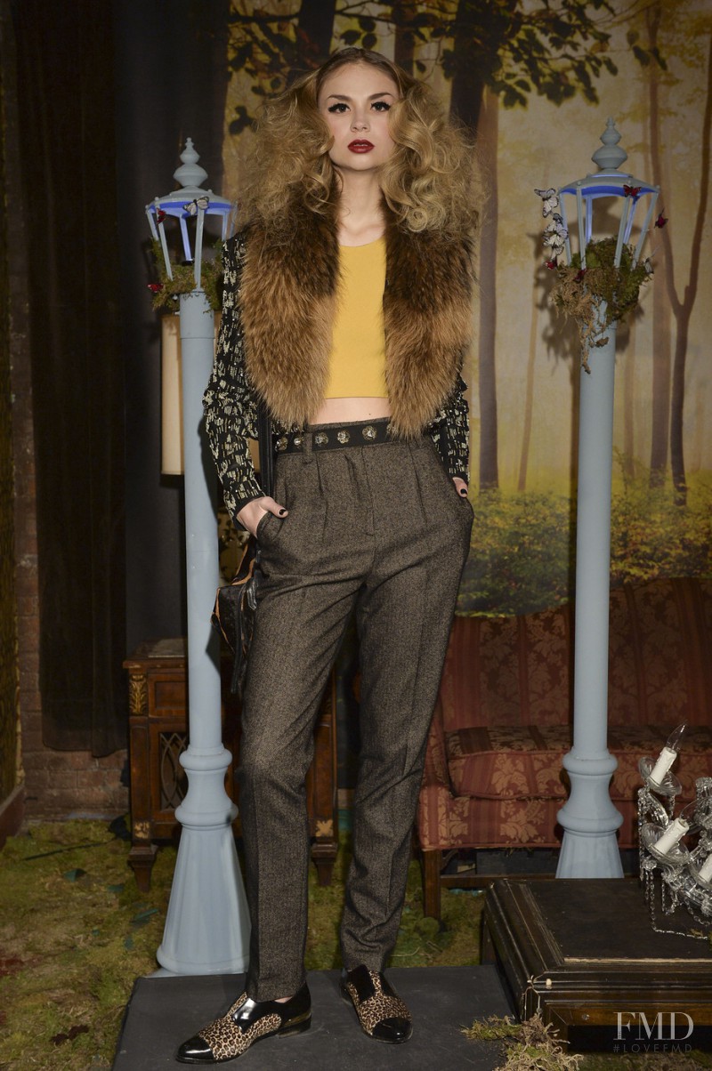 Alice + Olivia fashion show for Autumn/Winter 2014