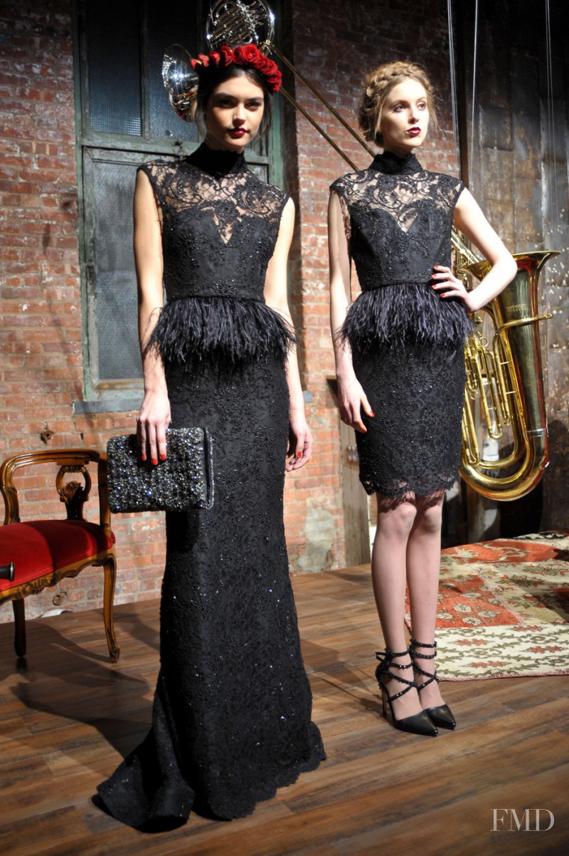 Lauren Layne featured in  the Alice + Olivia fashion show for Autumn/Winter 2014